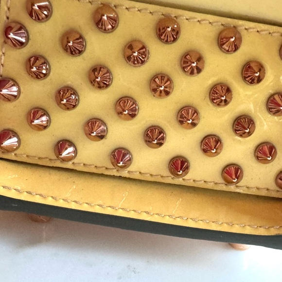 CHRISTIAN LOUBOUTIN - RARE! -  Paloma Watersnake Floral Studded Tote 9” no strap - Picture 15 of 15